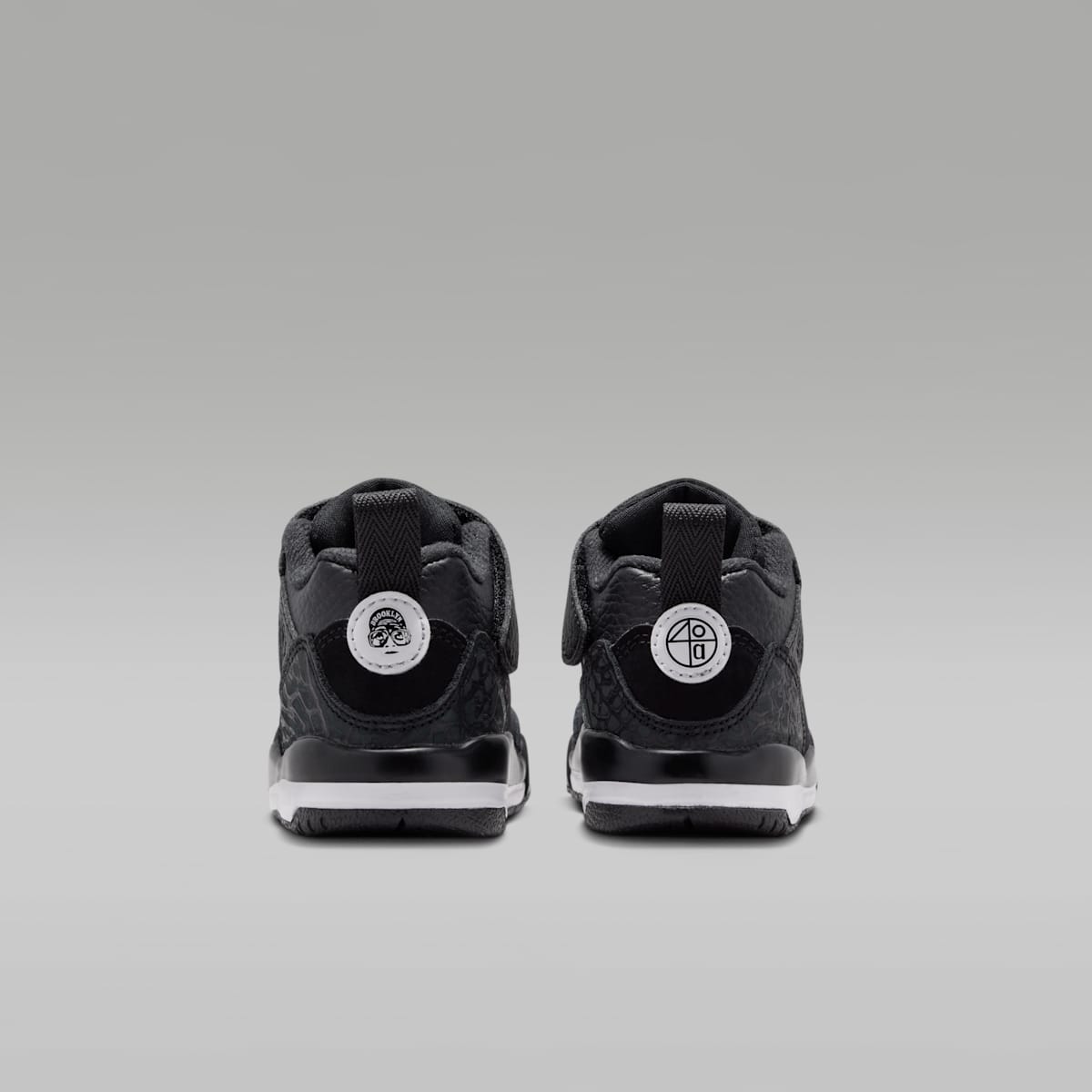 Jordan Spizike Low Baby/Toddler Shoes - Black/White/Anthracite/White - Image 6