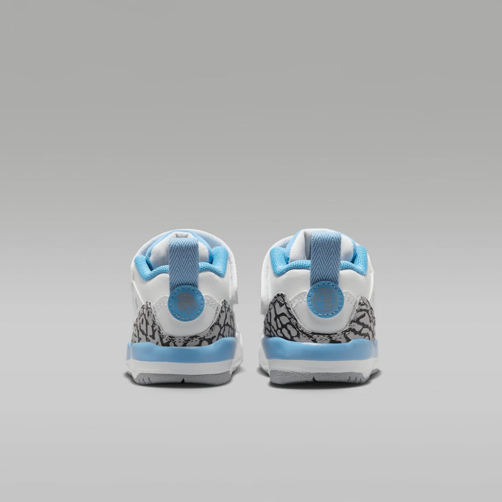 Jordan Spizike Low Baby/Toddler Shoes - White/Wolf Grey/Anthracite/University Blue - Image 6
