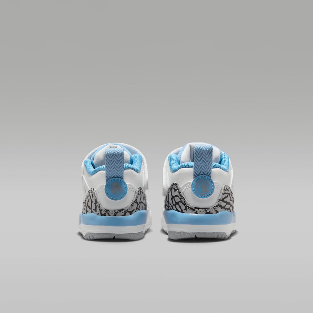 Jordan Spizike Low Baby/Toddler Shoes - White/Wolf Grey/Anthracite/University Blue - Image 6
