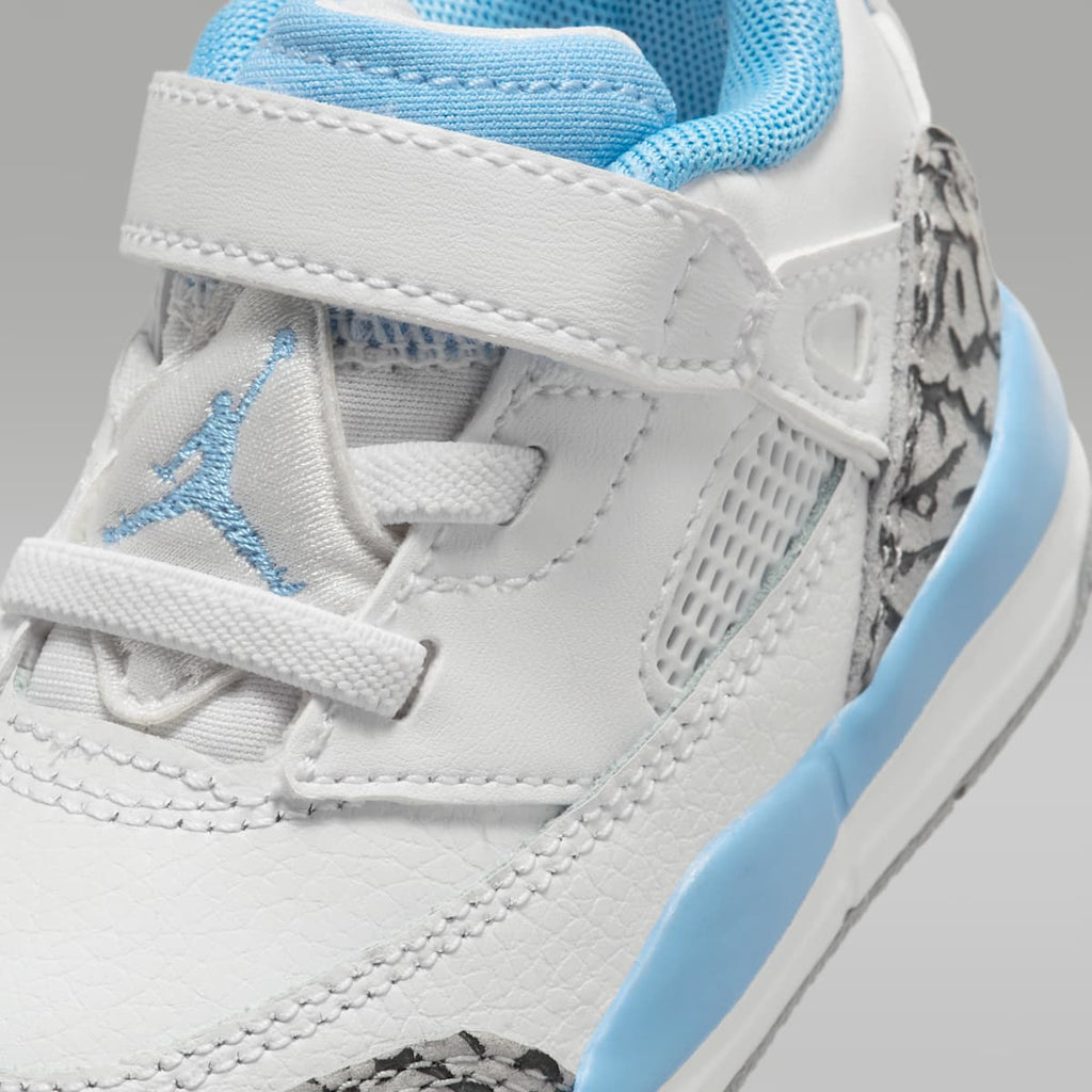 Jordan Spizike Low Baby/Toddler Shoes - White/Wolf Grey/Anthracite/University Blue - Image 7