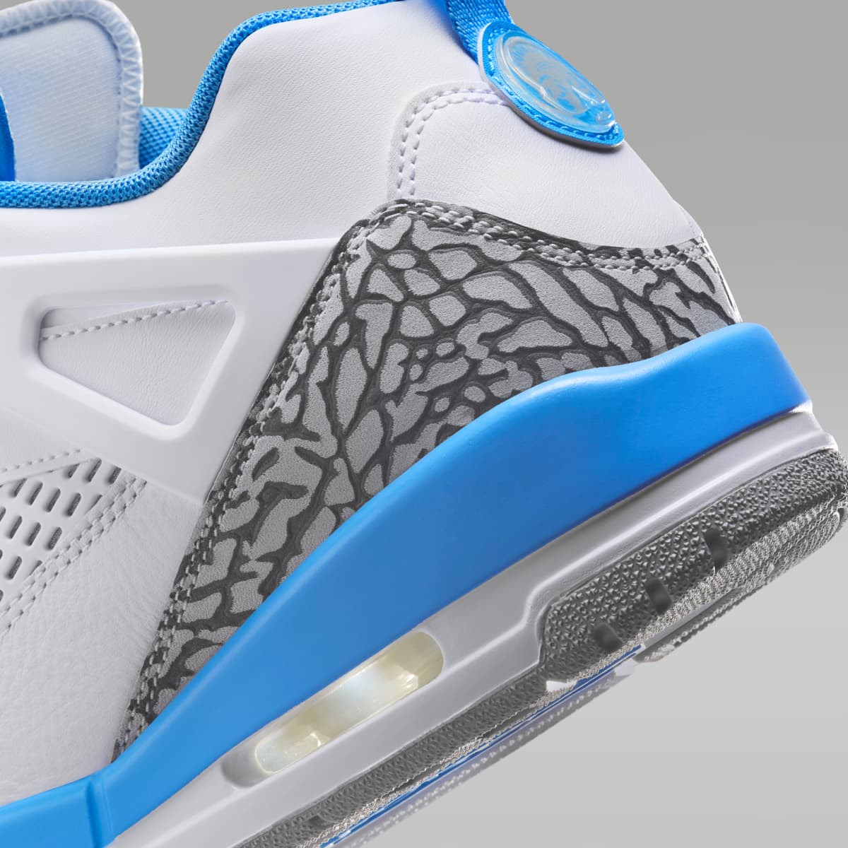 Jordan Spizike Low Men's Shoes - White/Wolf Grey/Anthracite/University Blue - Image 8