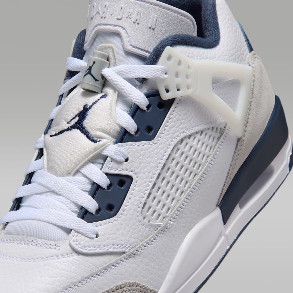 Jordan Spizike Low Men's Shoes - White/Grey Fog/Pink Foam/Obsidian - Image 7