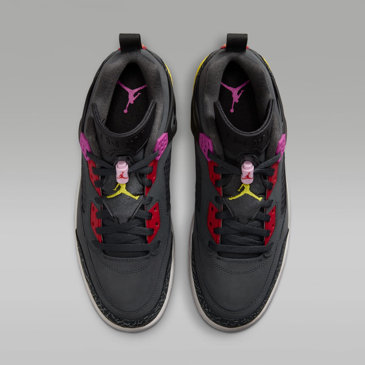 Jordan Spizike Low Men's Shoes - Anthracite/Black/Wolf Grey/University Red - Image 4