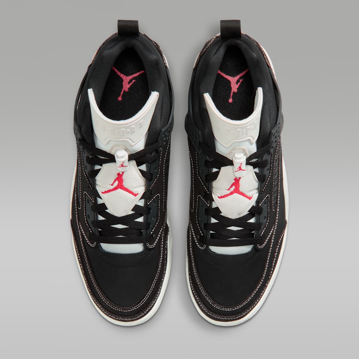 Jordan Spizike Low Men's Shoes - Black/University Red/Gum Medium Brown/Sail - Image 4