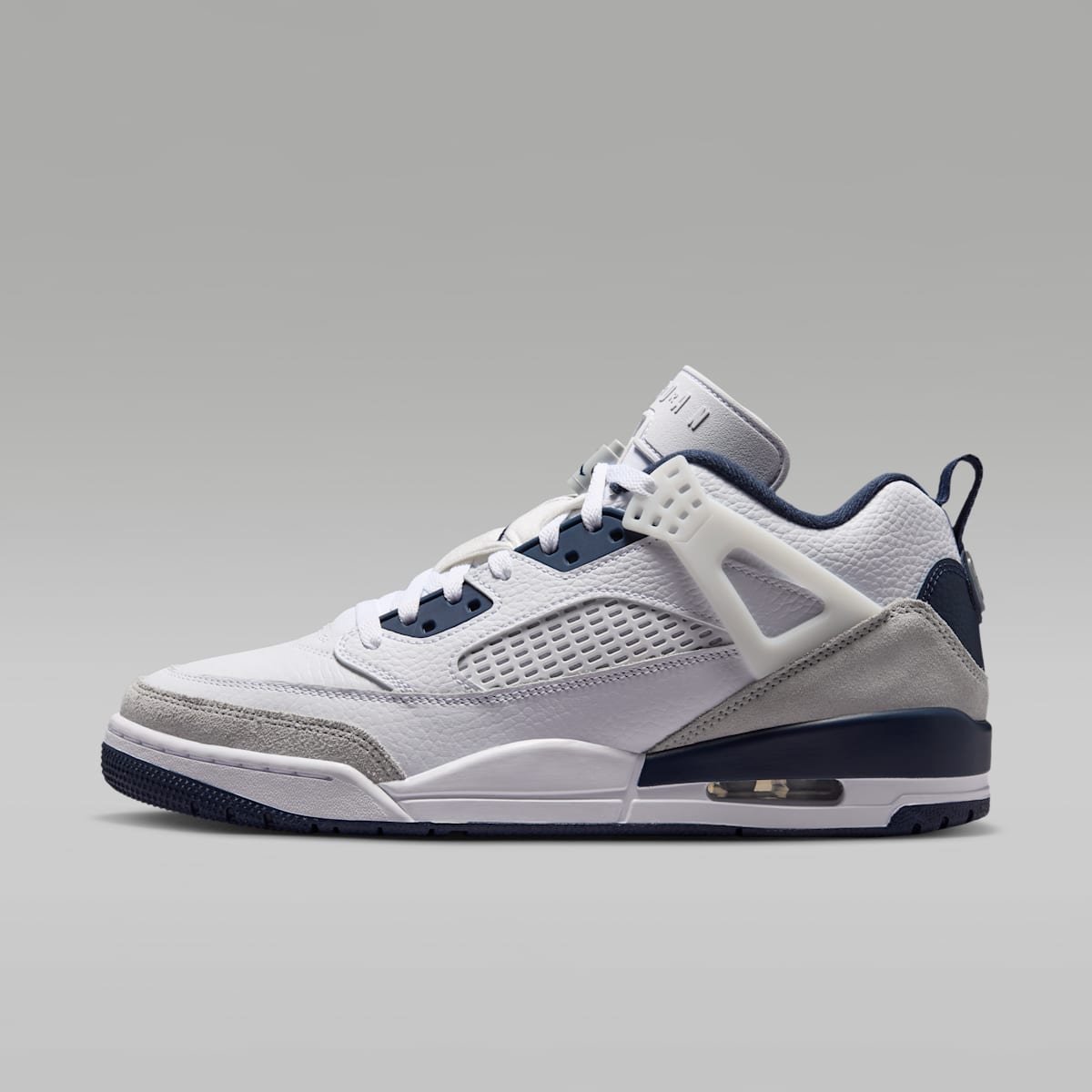 Jordan Spizike Low Men's Shoes - White/Grey Fog/Pink Foam/Obsidian - Image 1