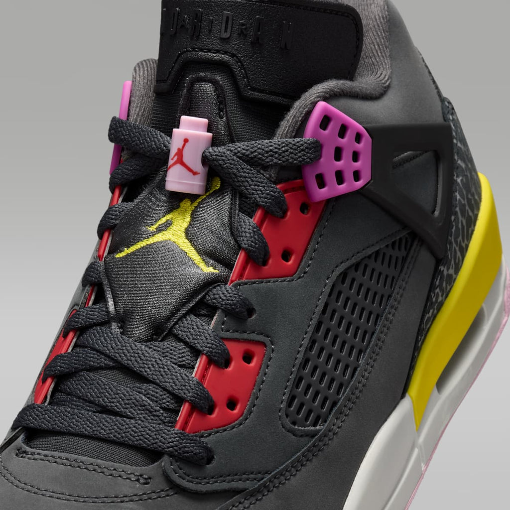 Jordan Spizike Low Men's Shoes - Anthracite/Black/Wolf Grey/University Red - Image 7