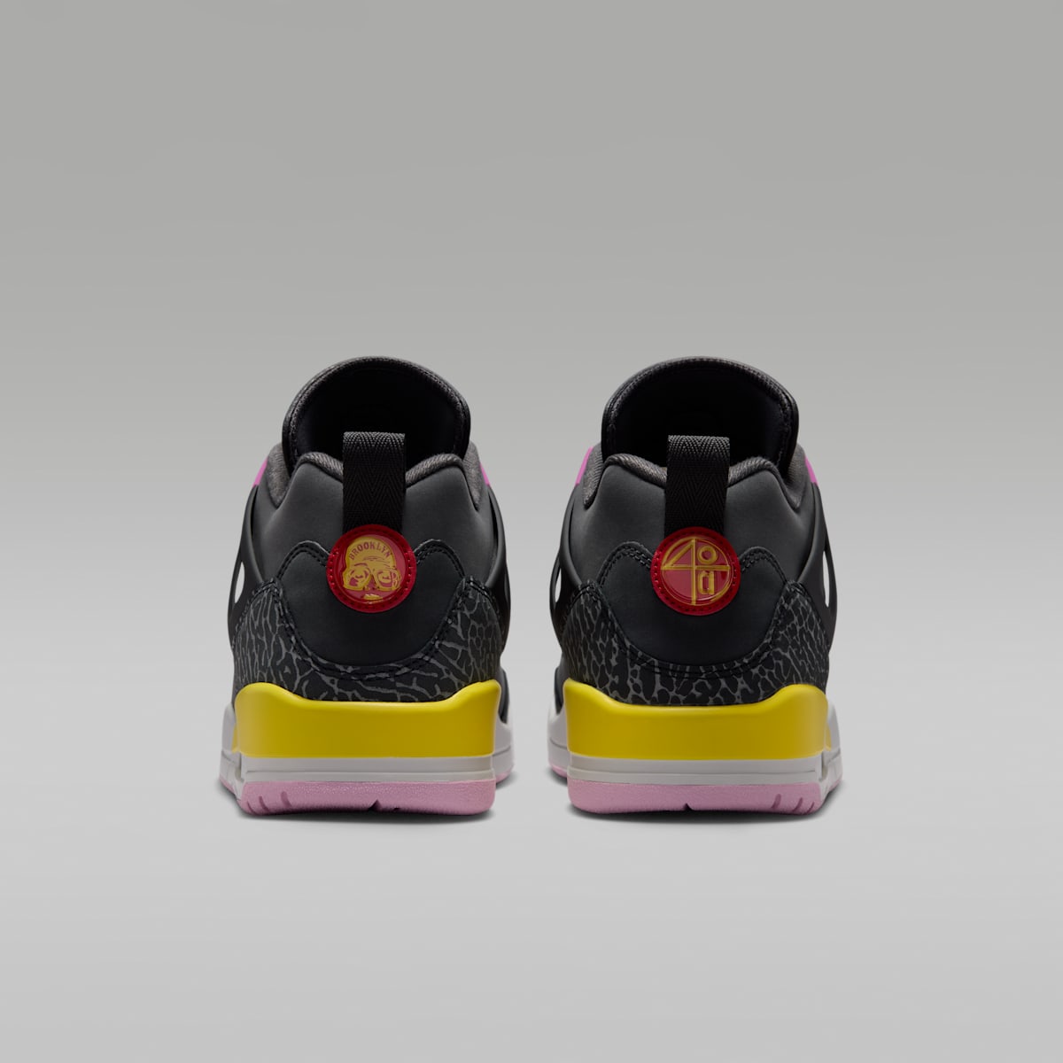 Jordan Spizike Low Men's Shoes - Anthracite/Black/Wolf Grey/University Red - Image 6