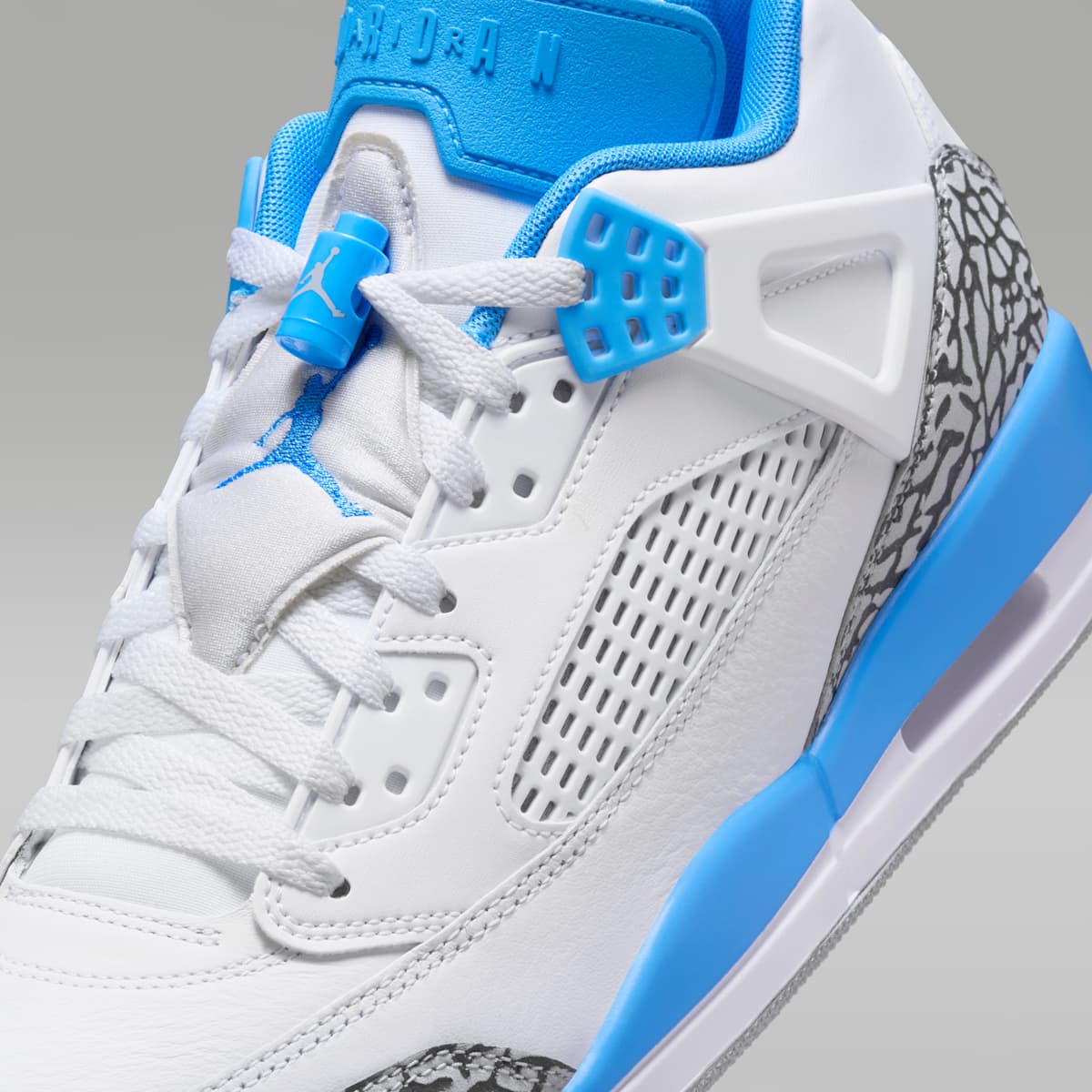 Jordan Spizike Low Men's Shoes - White/Wolf Grey/Anthracite/University Blue - Image 7