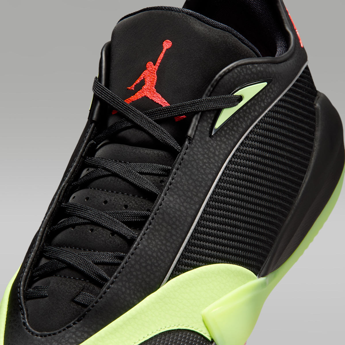Women's Jordan Triangle Basketball Shoes - Black/Barely Volt/Infrared 23