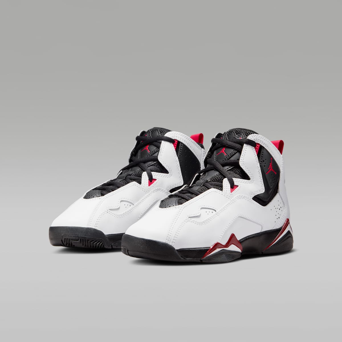 Jordan True Flight Big Kids' Shoes - White/Varsity Red/Black