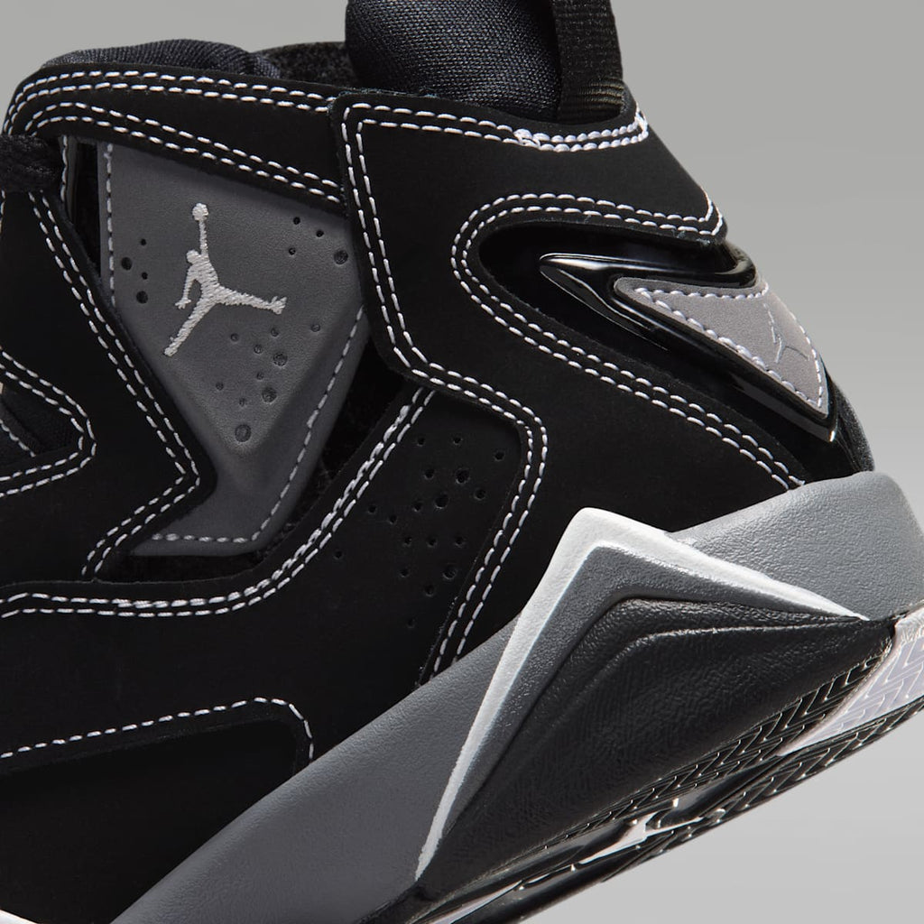 Jordan True Flight Big Kids' Shoes - Black/Light Graphite/Metallic Silver