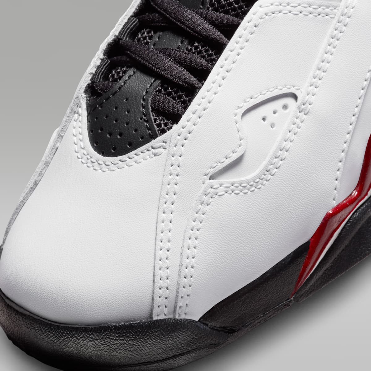Jordan True Flight Big Kids' Shoes - White/Varsity Red/Black