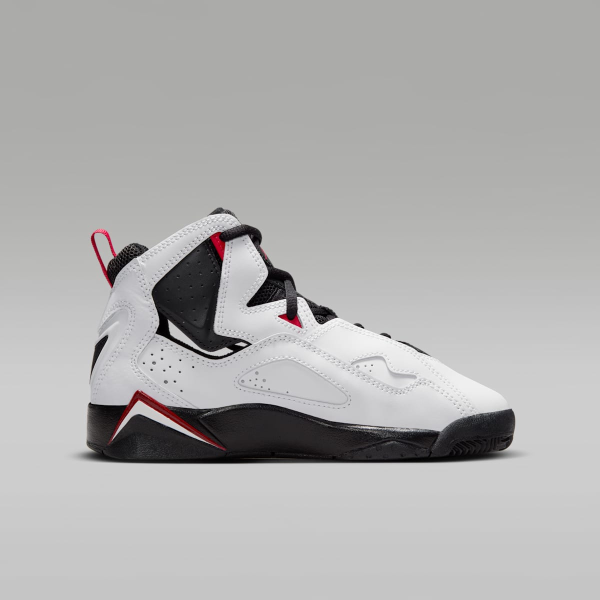 Jordan True Flight Big Kids' Shoes - White/Varsity Red/Black