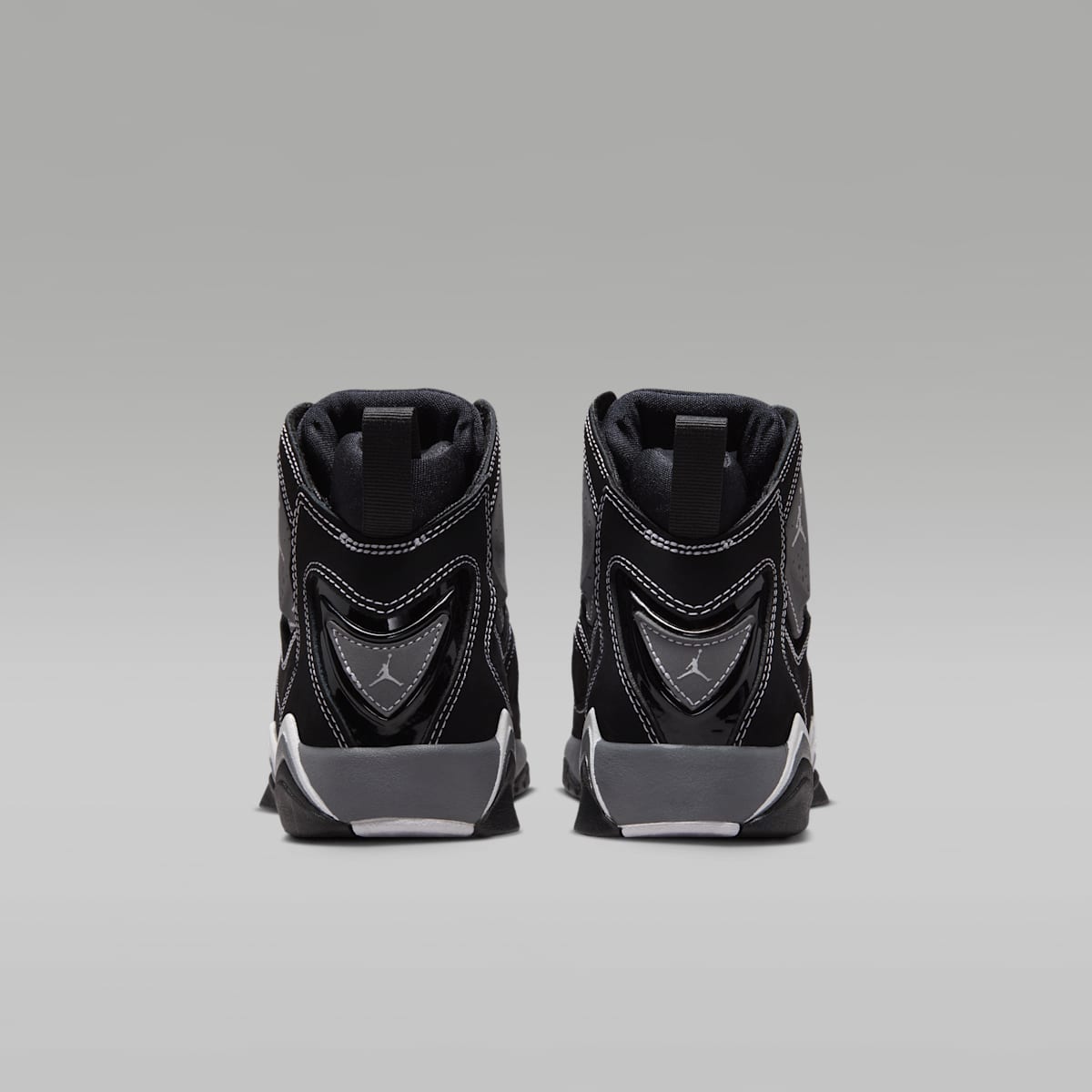 Jordan True Flight Big Kids' Shoes - Black/Light Graphite/Metallic Silver