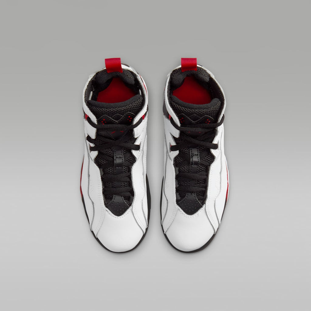 Jordan True Flight Little Kids' Shoes - White/Varsity Red/Black