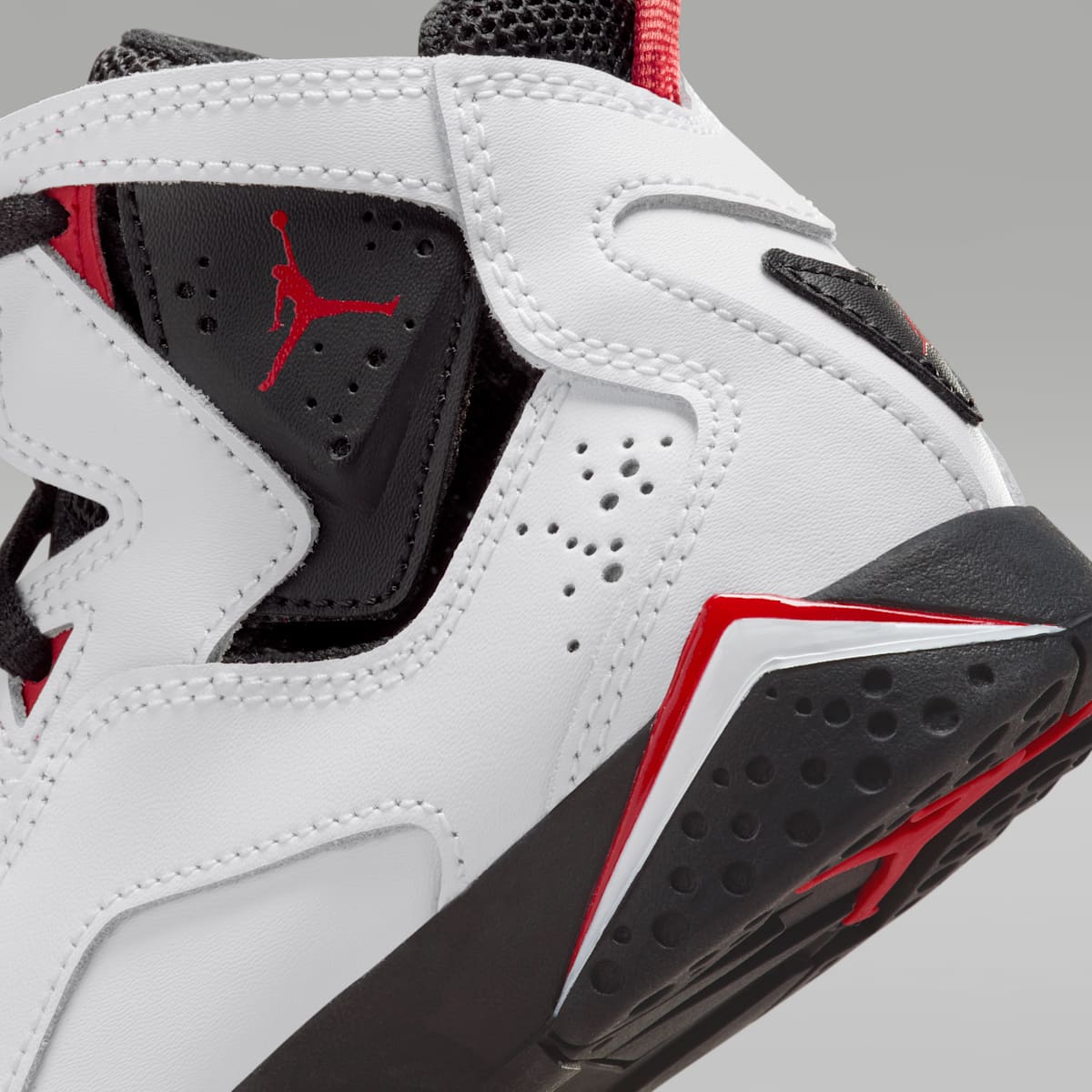 Jordan True Flight Little Kids' Shoes - White/Varsity Red/Black