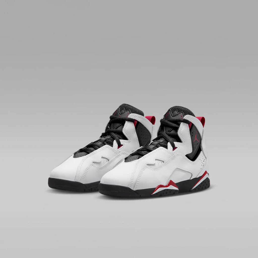 Jordan True Flight Little Kids' Shoes - White/Varsity Red/Black