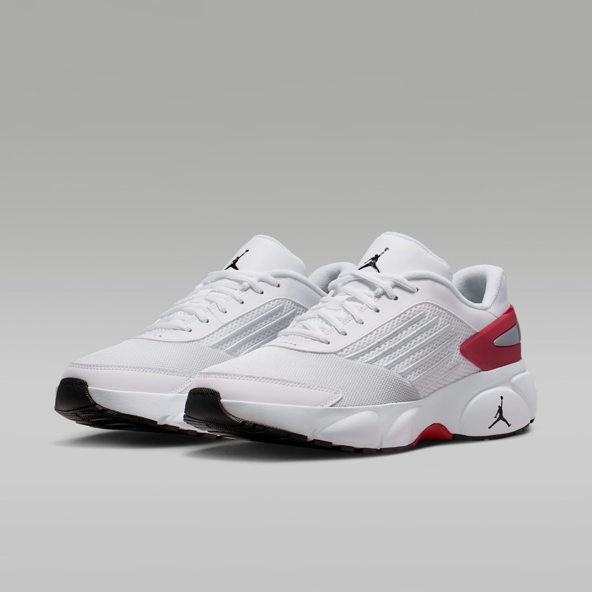 Jordan Trunner Flow Men's Shoes - White/Gym Red/Metallic Silver/Black - Image 5
