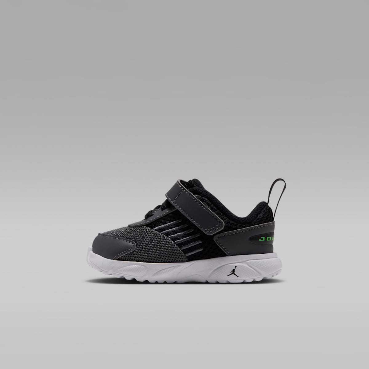Jordan Trunner Flow Baby/Toddler Shoes - Dark Grey/Black/White/Scream Green
