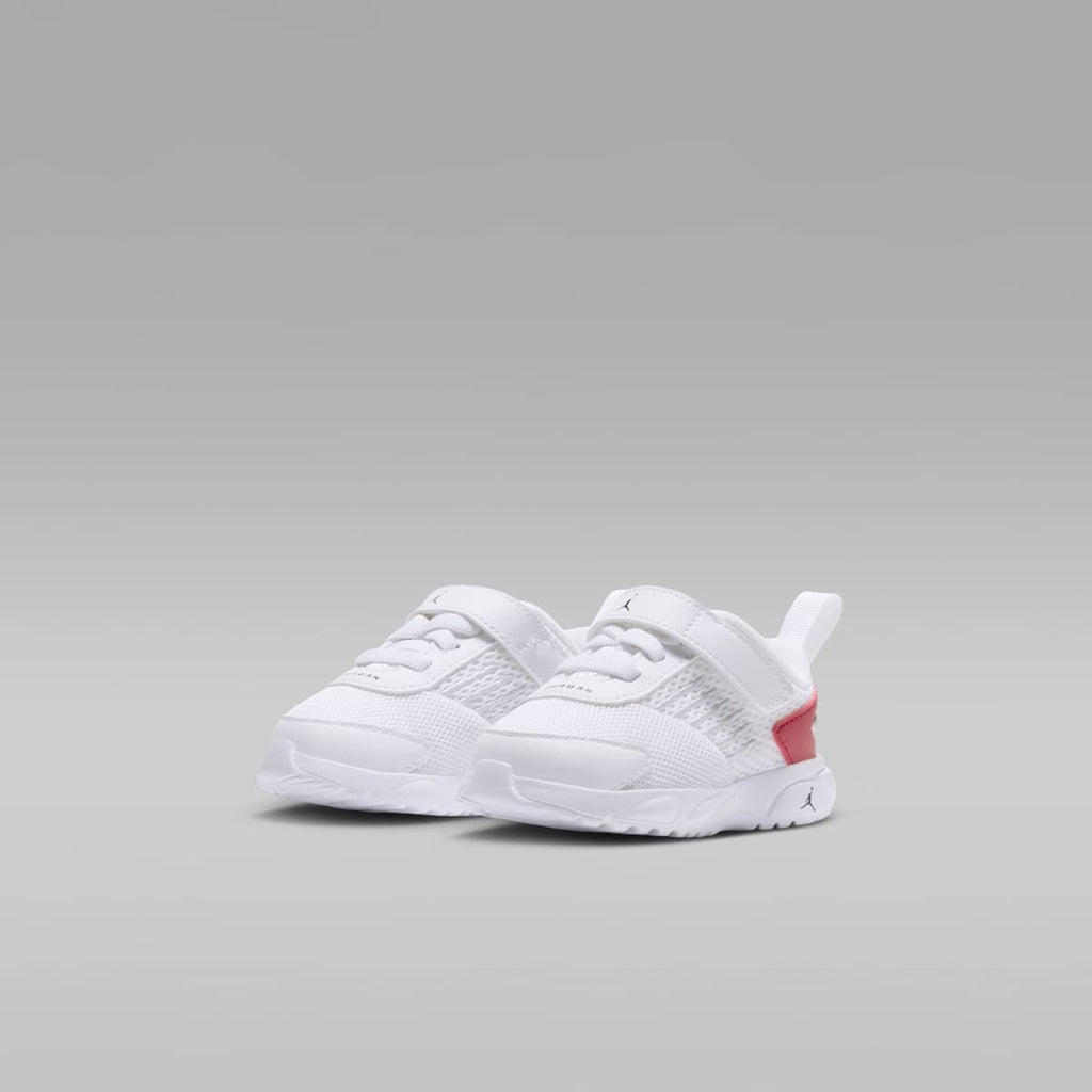 Jordan Trunner Flow Baby/Toddler Shoes - White/Gym Red/Metallic Silver/Black