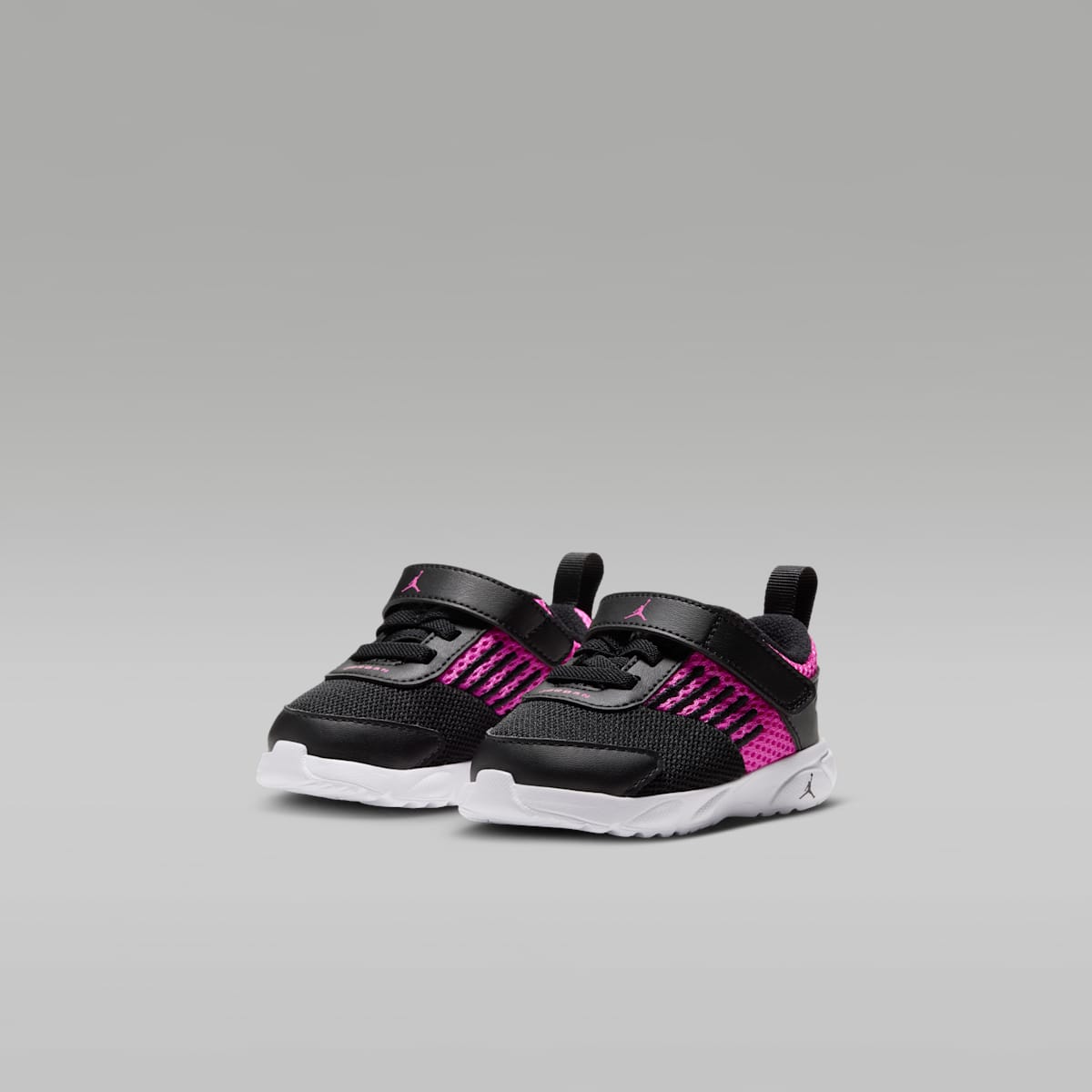 Jordan Trunner Flow Baby/Toddler Shoes - Black/White/Laser Fuchsia - Image 5