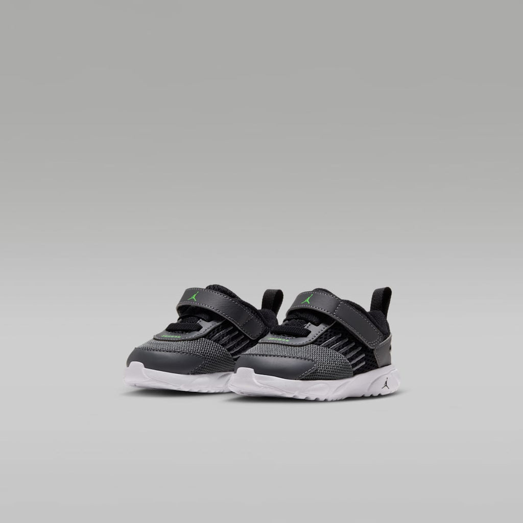 Jordan Trunner Flow Baby/Toddler Shoes - Dark Grey/Black/White/Scream Green