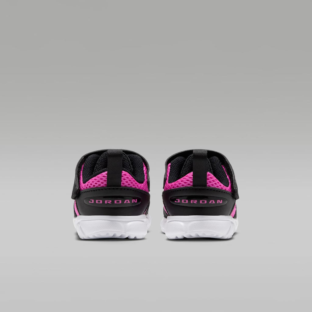 Jordan Trunner Flow Baby/Toddler Shoes - Black/White/Laser Fuchsia - Image 6