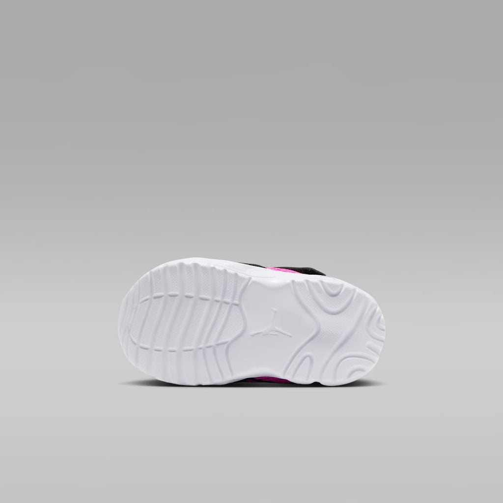 Jordan Trunner Flow Baby/Toddler Shoes - Black/White/Laser Fuchsia - Image 2