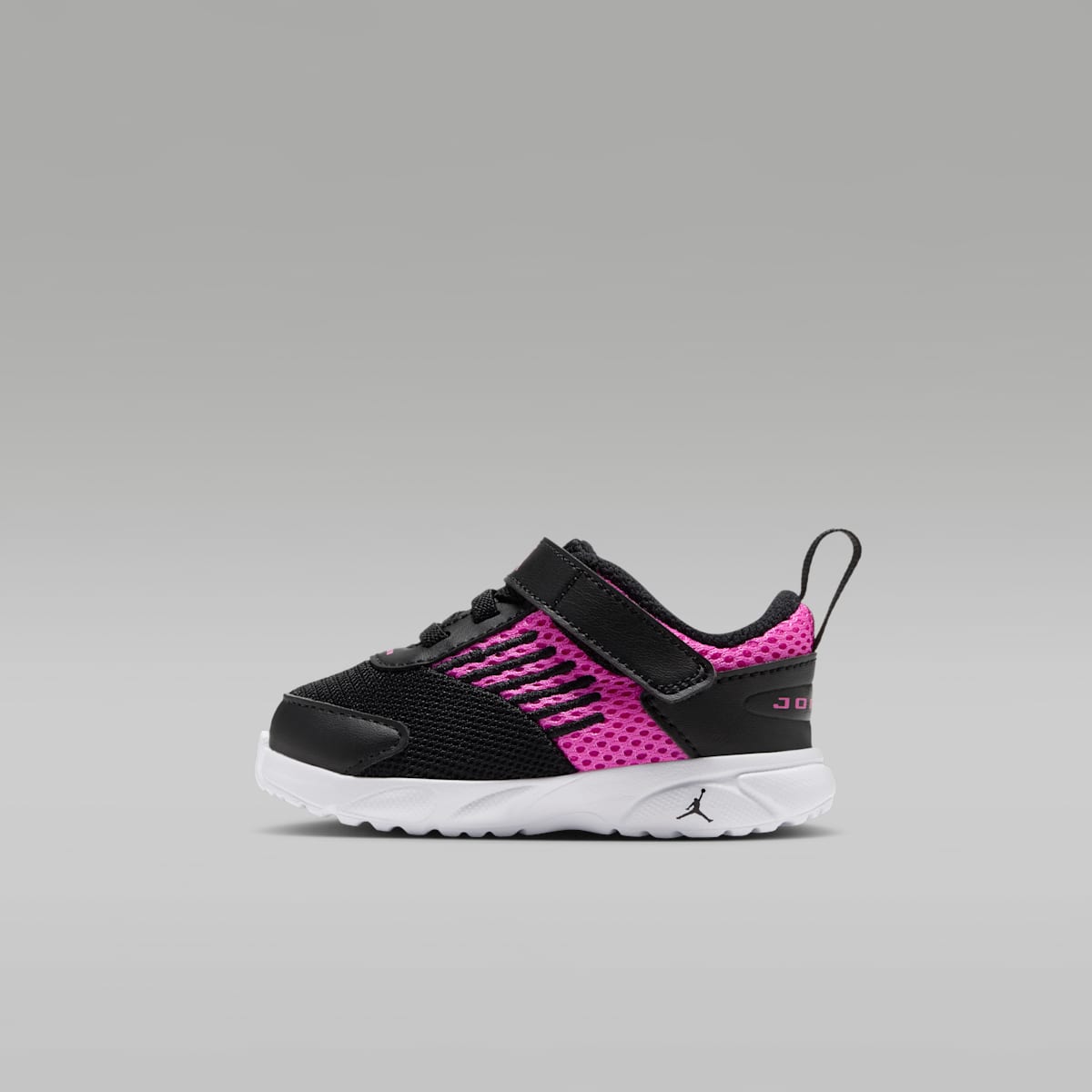 Jordan Trunner Flow Baby/Toddler Shoes - Black/White/Laser Fuchsia - Image 1