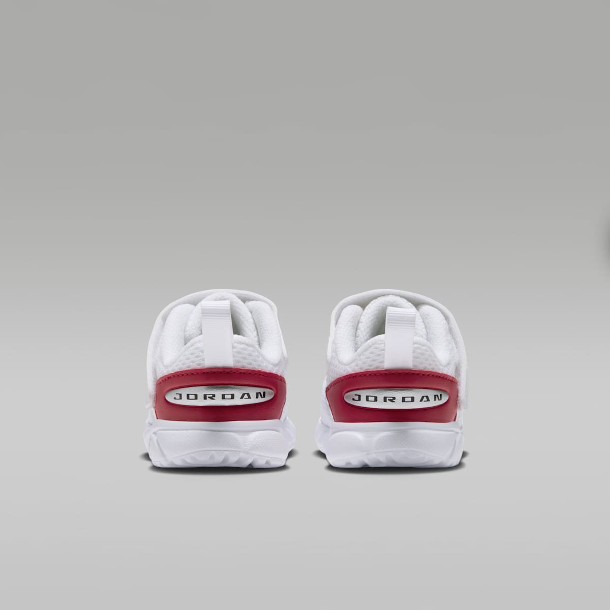 Jordan Trunner Flow Baby/Toddler Shoes - White/Gym Red/Metallic Silver/Black