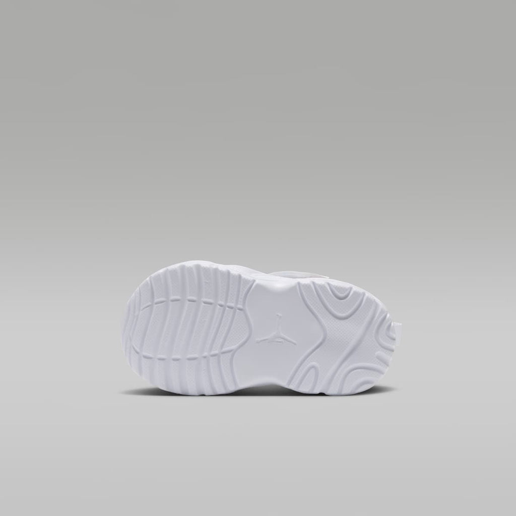 Jordan Trunner Flow Baby/Toddler Shoes - White/Gym Red/Metallic Silver/Black
