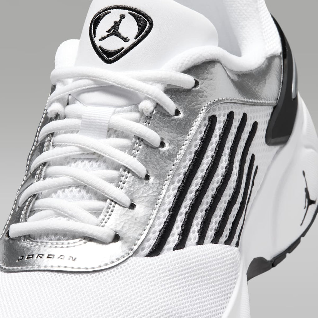 Jordan Trunner Flow Men's Shoes - White/Black/Metallic Silver/White - Image 7