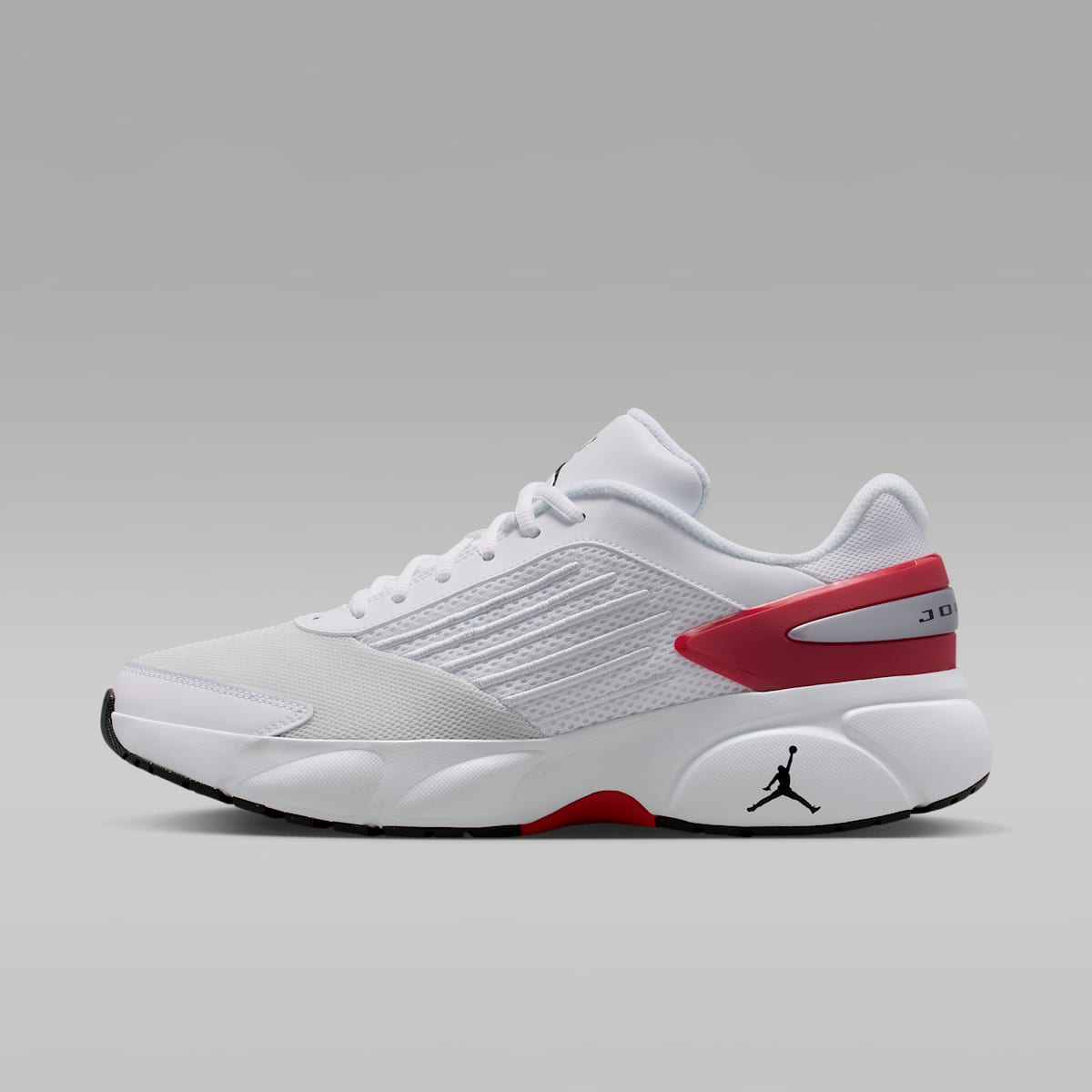 Jordan Trunner Flow Men's Shoes - White/Gym Red/Metallic Silver/Black - Image 1