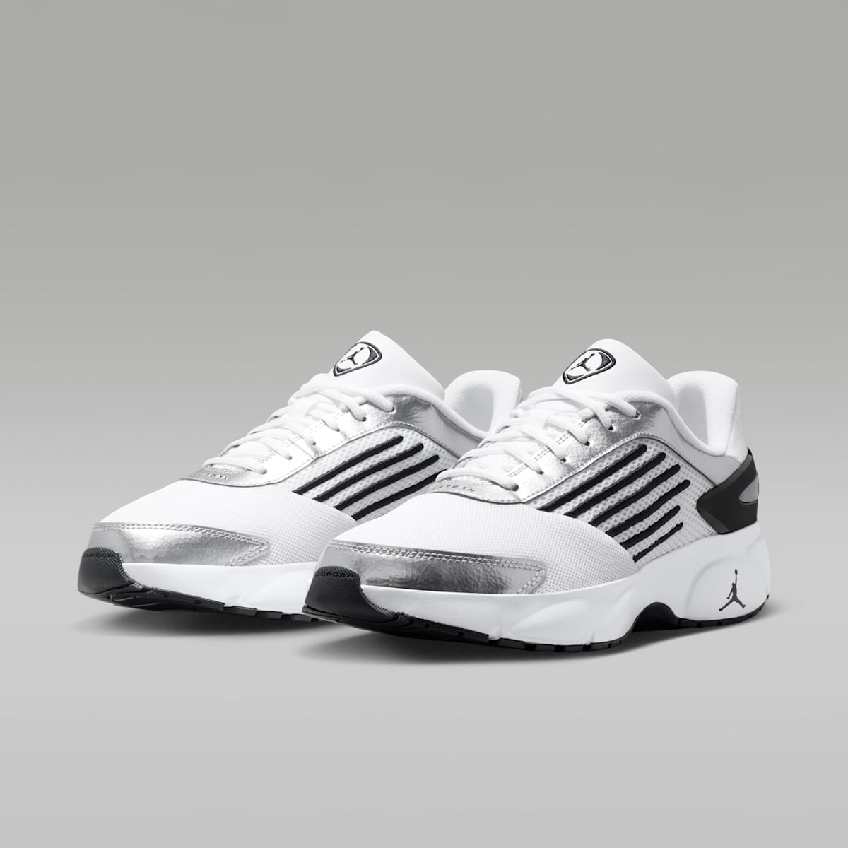 Jordan Trunner Flow Men's Shoes - White/Black/Metallic Silver/White - Image 5