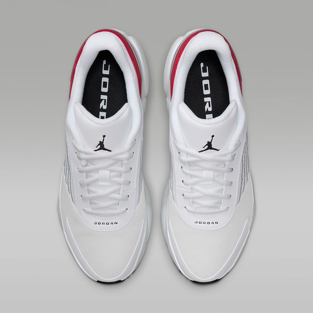 Jordan Trunner Flow Men's Shoes - White/Gym Red/Metallic Silver/Black - Image 4