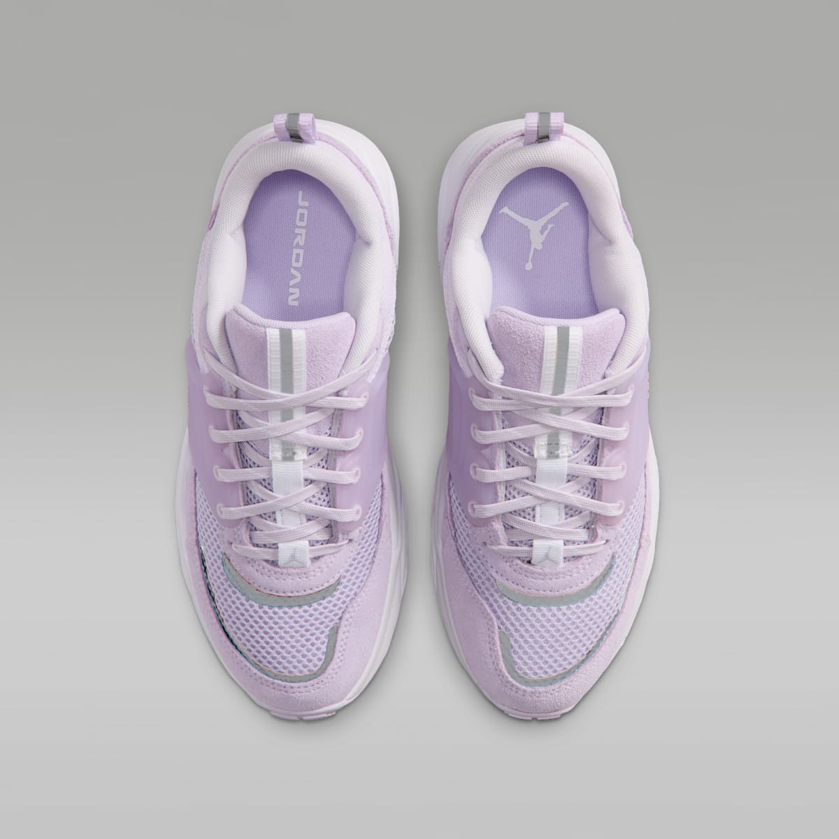 Jordan Trunner O/S Big Kids' Shoes - Violet Mist/Barely Grape/White - Image 4
