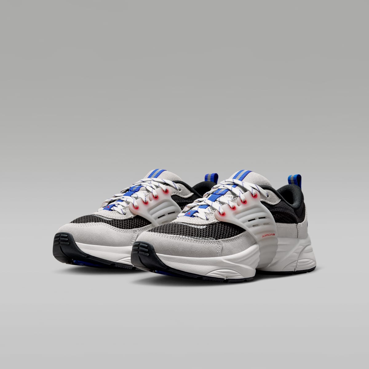 Jordan Trunner O/S Big Kids' Shoes - Phantom/Off Noir/Game Royal/University Red - Image 5