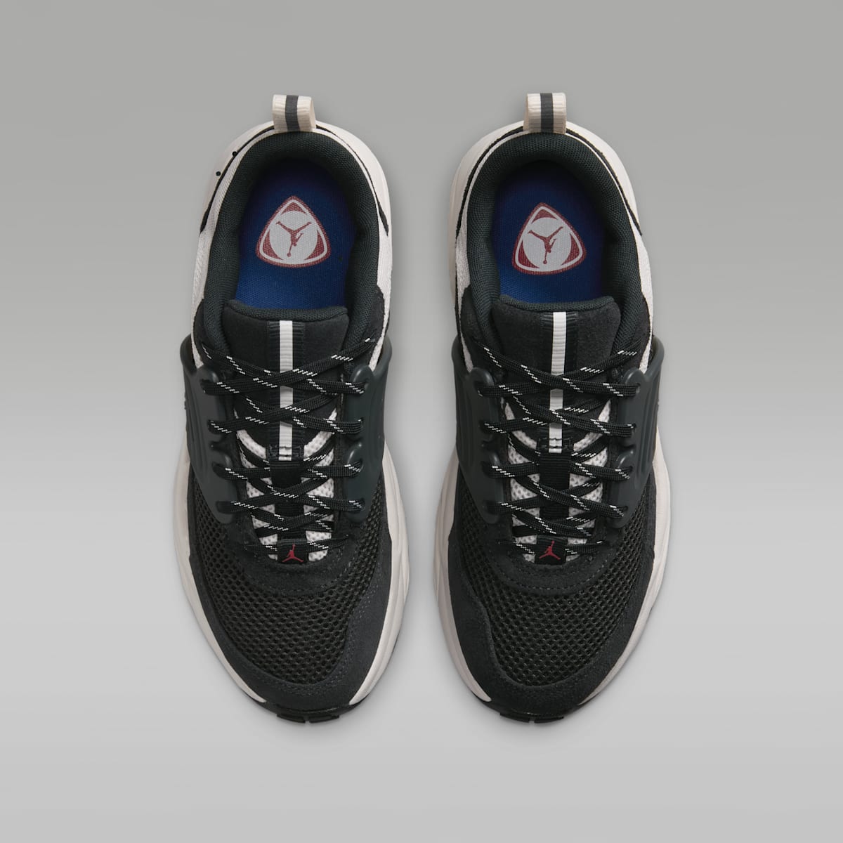 Jordan Trunner O/S Big Kids' Shoes - Off Noir/Phantom/Old Royal/University Red - Image 4