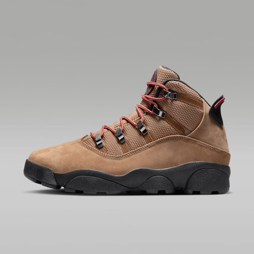 Jordan Winterized 6 Rings Men's Shoes - Rocky Tan/Varsity Red/Black - Image 1