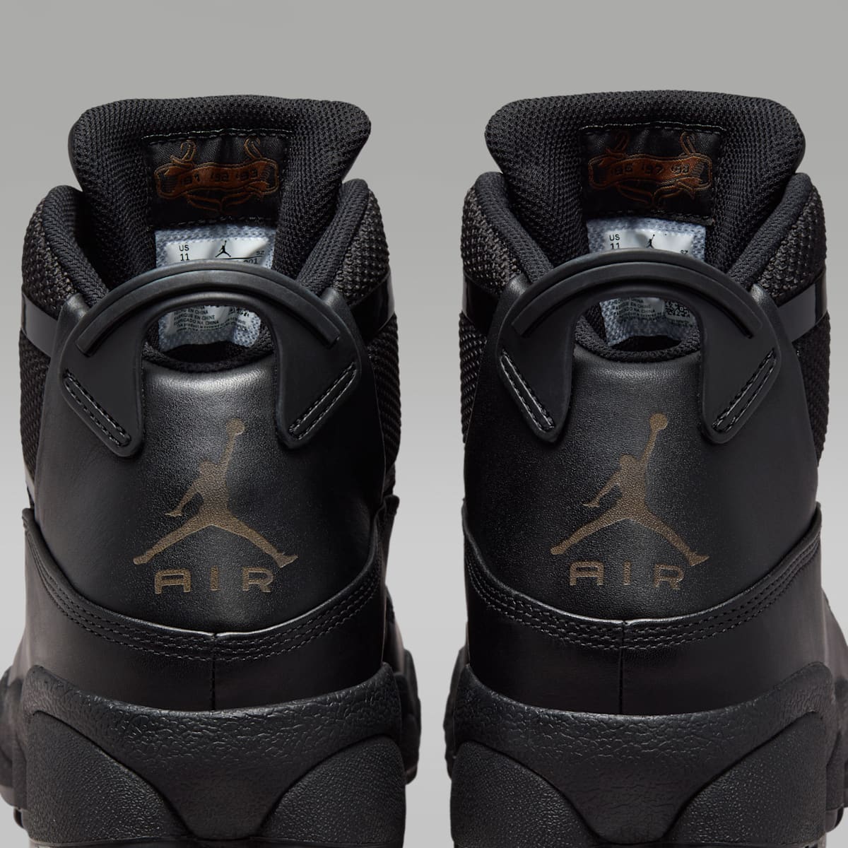 Jordan Winterized 6 Rings Men's Shoes - Black/Rustic - Image 9