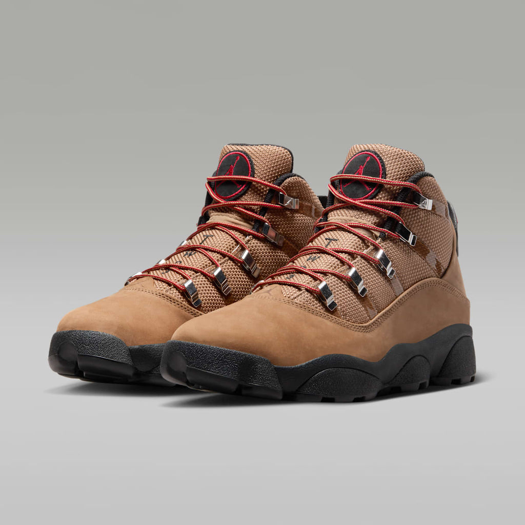 Jordan Winterized 6 Rings Men's Shoes - Rocky Tan/Varsity Red/Black - Image 5