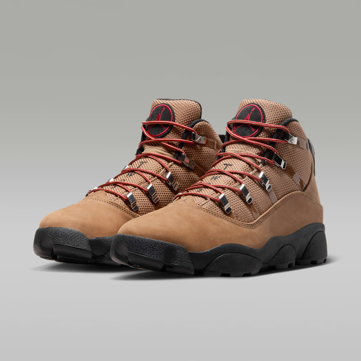 Jordan Winterized 6 Rings Men's Shoes - Rocky Tan/Varsity Red/Black - Image 5