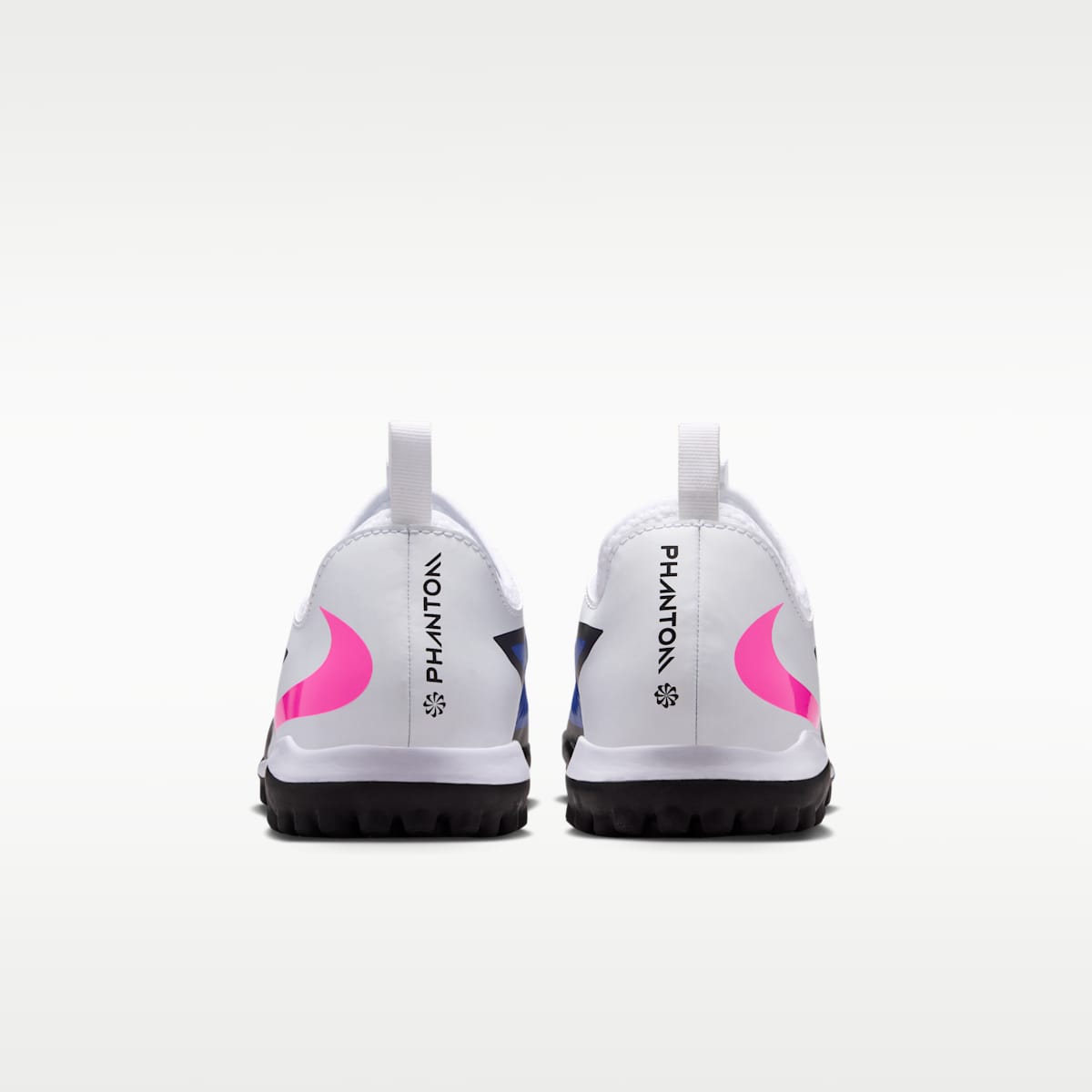 Nike Jr. Phantom 6 Low Academy Big Kids' Turf Soccer Shoes - Racer Blue/White/Pink Blast