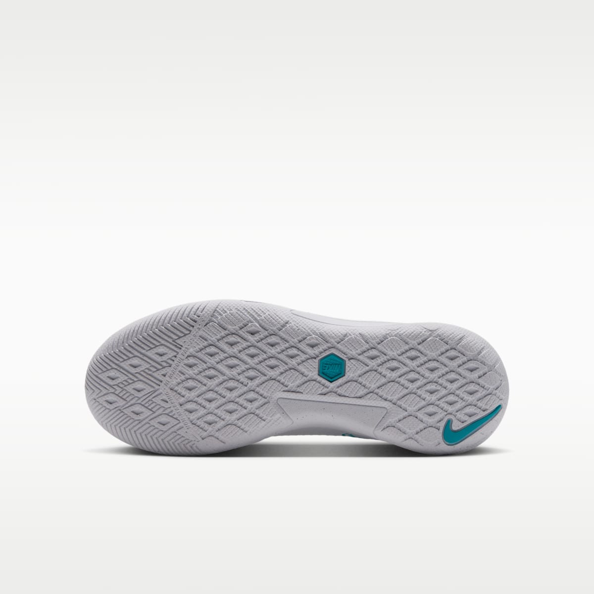 Nike Jr. Mercurial Vapor 17 Academy Big Kids' Indoor/Court Low-Top Soccer Shoes - White/Dusty Cactus