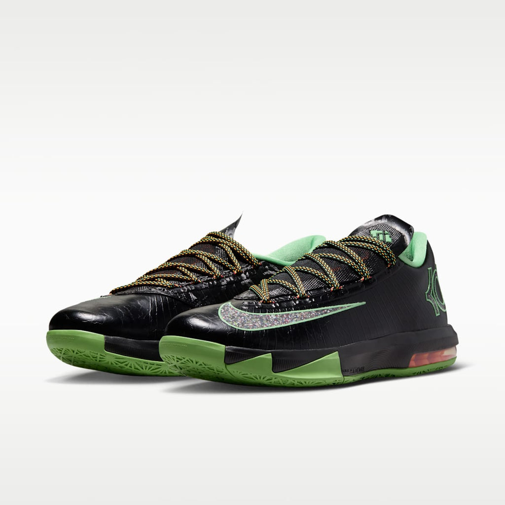 KD 6 Men's Shoes - Black/Light Lucid Green/Multi-Color - Image 5