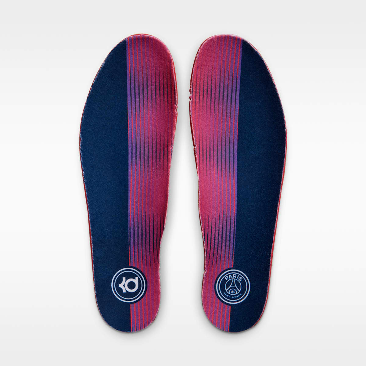 Nike KD 6 x Paris Saint-Germain Men's Shoes - Metallic Silver/Global Red/White/College Navy - Image 11