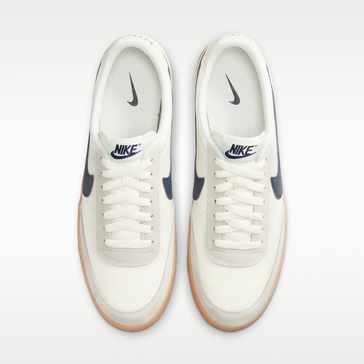Nike Killshot 2 Leather Men's Shoes - Sail/Gum Yellow/Midnight Navy - Image 4