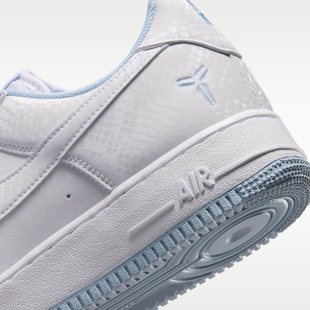 Kobe Air Force 1 Low Men's Shoes - White/Armory Blue - Image 8