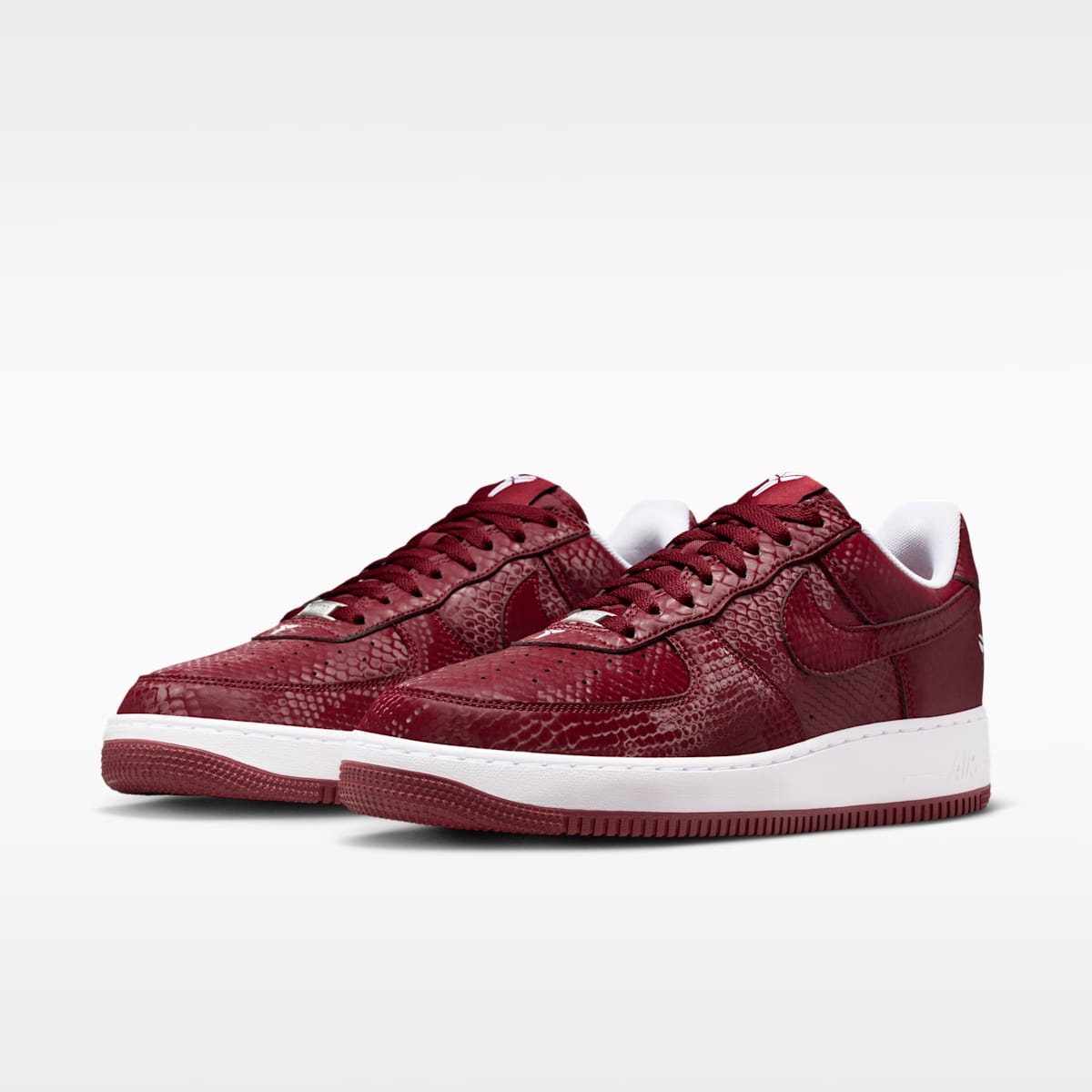 Kobe Air Force 1 Low Men's Shoes - Team Red/White - Image 5
