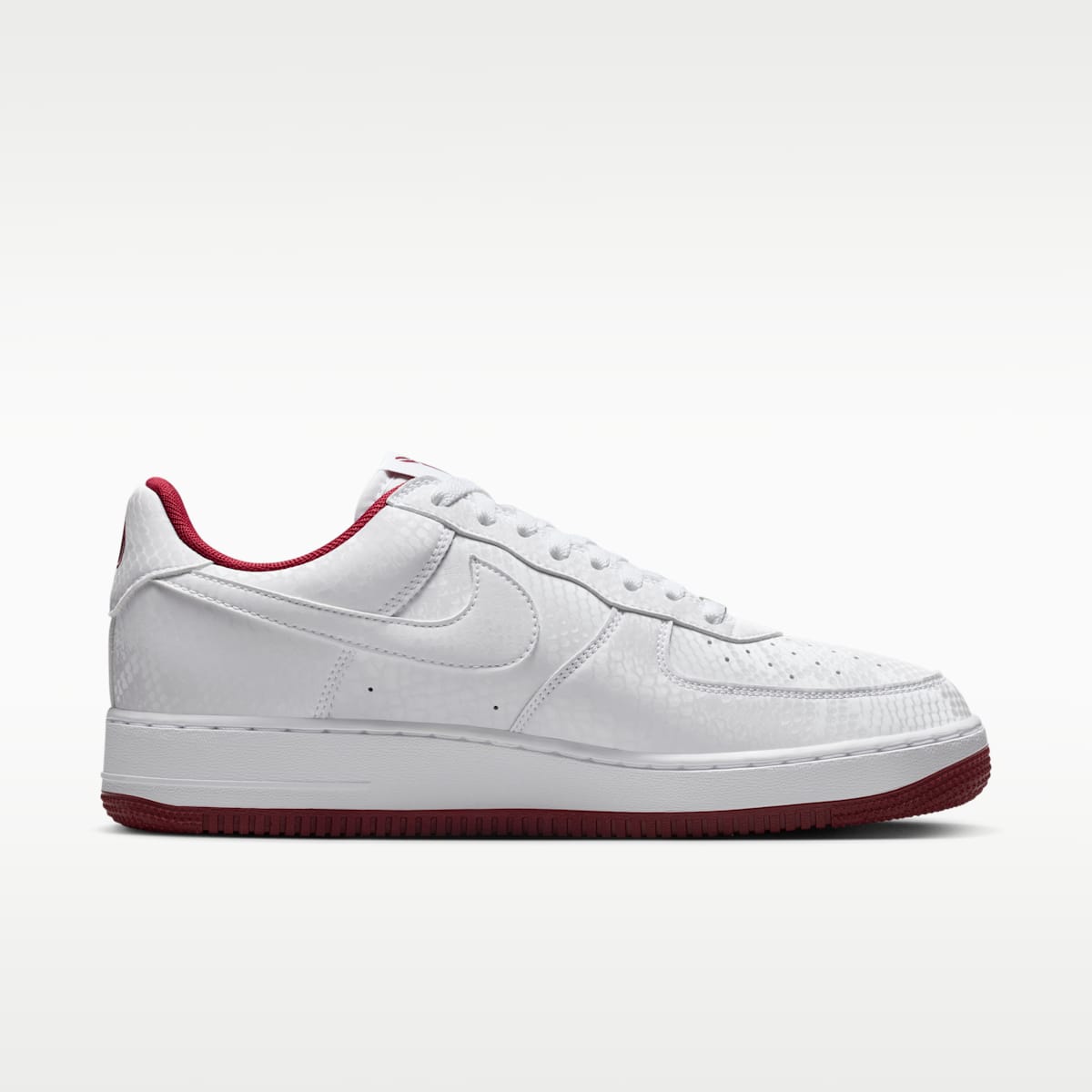 Kobe Air Force 1 Low Men's Shoes - White/Team Red - Image 3